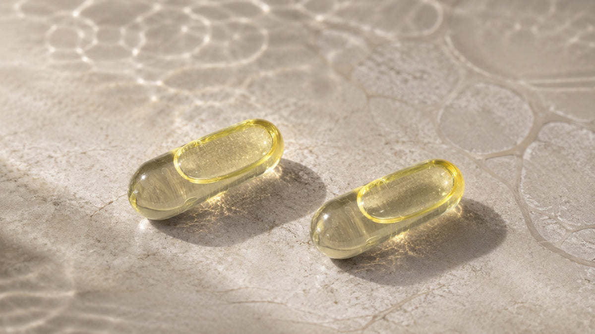 Omega-3 aus Lebensmitteln und Algenöl, Symbolbild für Lebensmittel mit Omega-3