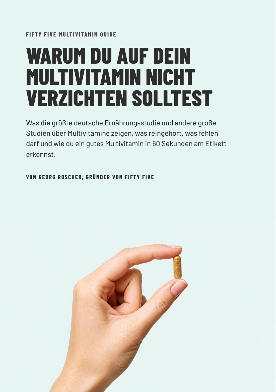 Warum du auf dein Multivitamin nicht verzichten solltest